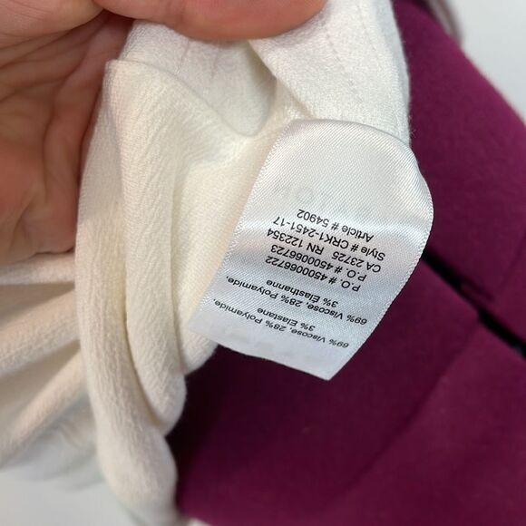 Aritzia Babaton white crop top with thin straps and Back Zip Closure L - Picture 8 of 12